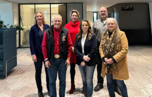 L-R: Luciel van der Kooij, Scott Kelnhofer, Karin Hendriksen, Angie Depuydt, Frank Houterman & Anita van Kempen